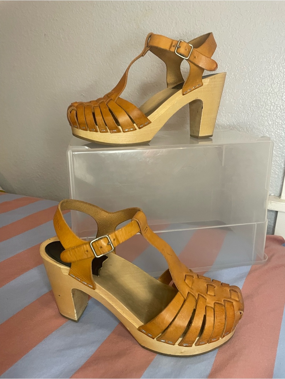 Swedish Hasbeens Lise Lott Clog heel shoe